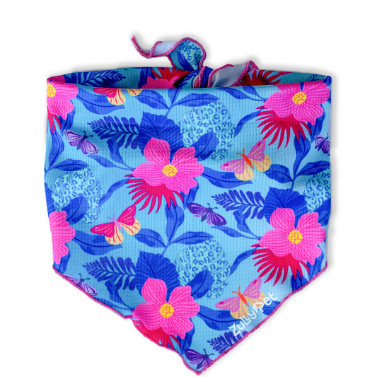 Bandana refrescante UV 50+ floral flutter