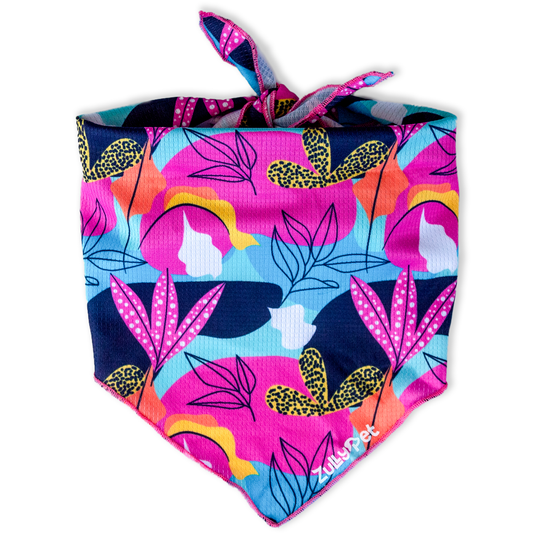 Bandana refrescante UV 50+ tropical neon