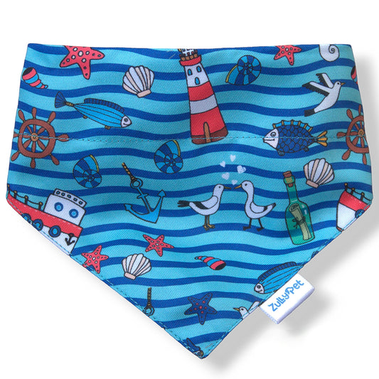 Bandana para mascotas Nautical melody