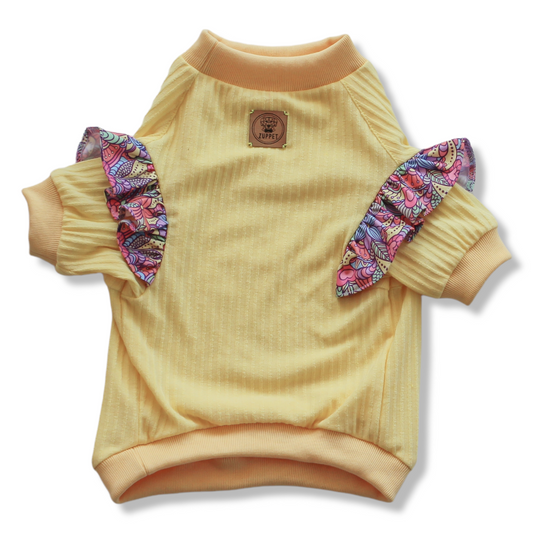 Polera algodón color amarillo - Zuppet Chile SpA